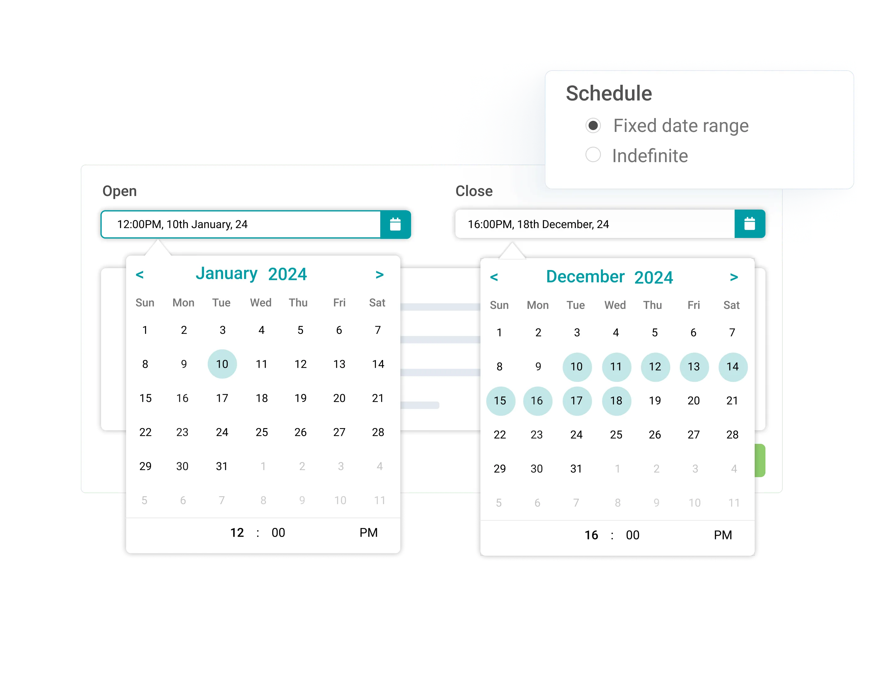 Synap online exam platform UI